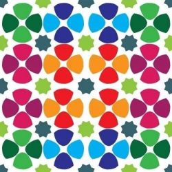 Eponge Carrée ARC-EN-CIEL