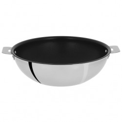 Wok 20cm anti-adhérent manche amovible "Casteline" CRISTEL