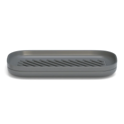 Porte-savon Auto-drainant XXL Gris foncé