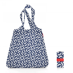Sac shopping pliable MINI MAXI SHOPPER Signature REISENTHEL