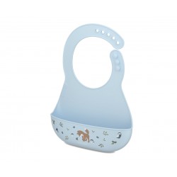 Bavoir en silicone MIO Forest friends