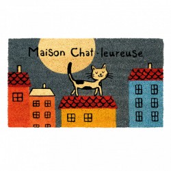 Paillasson COCO/PVC Maison Chat-leureuse