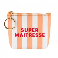 Mini trousse "Super maîtresse" orange