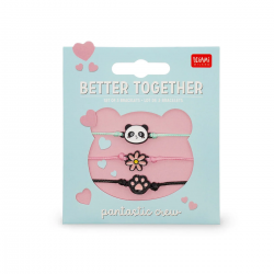 Lot de 3 Bracelets BETTER TOGETHER Panda LEGAMI