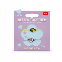 Lot de 2 Bracelets BETTER TOGETHER Bee LEGAMI