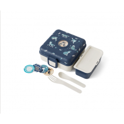 Lunchbox SNACKY Wolf bleu MONBENTO