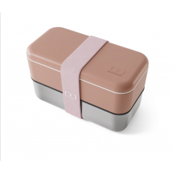 Bento rectangle SENSE ORIGINAL Rose moka MONBENTO