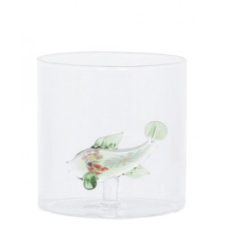 Verre OCEAN Multicolore POISSON VERT