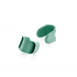 2 Mini maniques en silicone Vert LEKUE