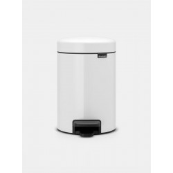 Poubelle ronde à pédale NewIcon 3L White BRABANTIA