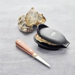 Protège main en silicone +couteau à huîtres