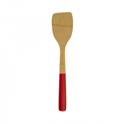 Spatule en bambou Rouge