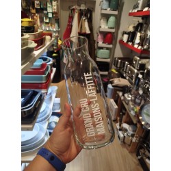 Carafe en verre "Grand cru de Maisons-Laffitte"