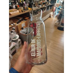 Carafe en verre "Elixir de Maisons-Laffitte"