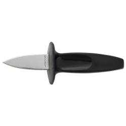 Couteau à huîtres avec garde manche noir ARCOS