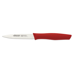 Couteau d'office 10cm cranté Rouge ARCOS