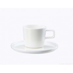 Tasse à café avec soucoupe Blanc  "Oco" ASA