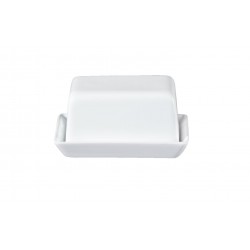 Beurrier en céramique blanc Petit modèle