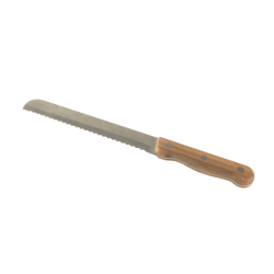 Couteau à pain avec manche en bois