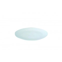 Plat ovale en mélamine 40x29 Blanc FJORD