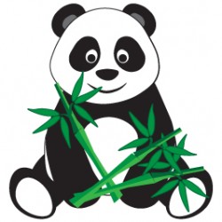 Eponge Carrée "Panda"