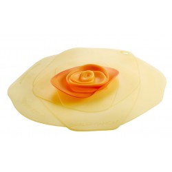 Couvercle silic 15cm Rose jaune-orange