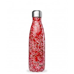 Bouteille isotherme 500ml Flowers Rouge QWETCH