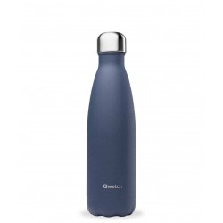 Bouteille isotherme 500ml Granite Bleu nuit QWETCH