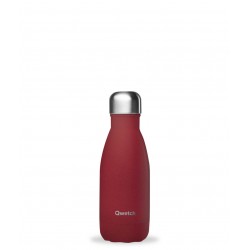 Bouteille isotherme 260ml Granite Rouge piment QWETCH