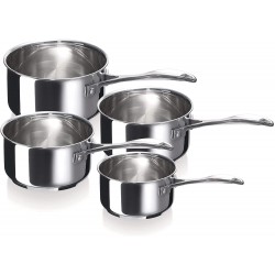 Set de 4 casseroles inox 14-20cm "Chef" BEKA